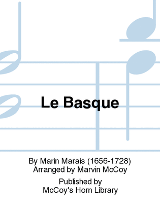 Book cover for Le Basque