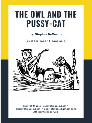 Book cover for The Owl And The Pussy-Cat (Duet for Tenor and Bass solo)