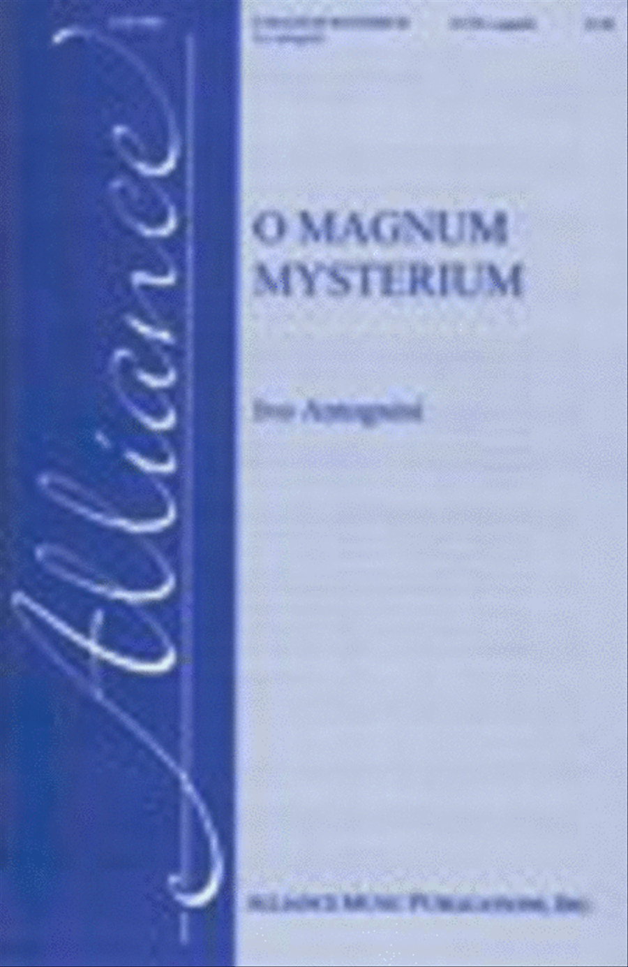 O Magnum Mysterium 4-Part scores gallery preview page 1
