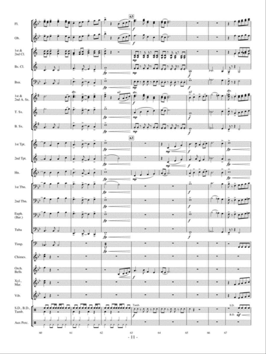 Andromeda Concert Band scores gallery preview page 10