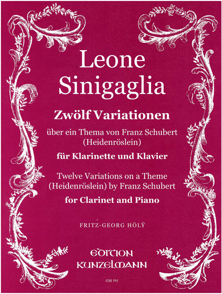 12 variations over 'Heidenröslein' by Franz Schubert