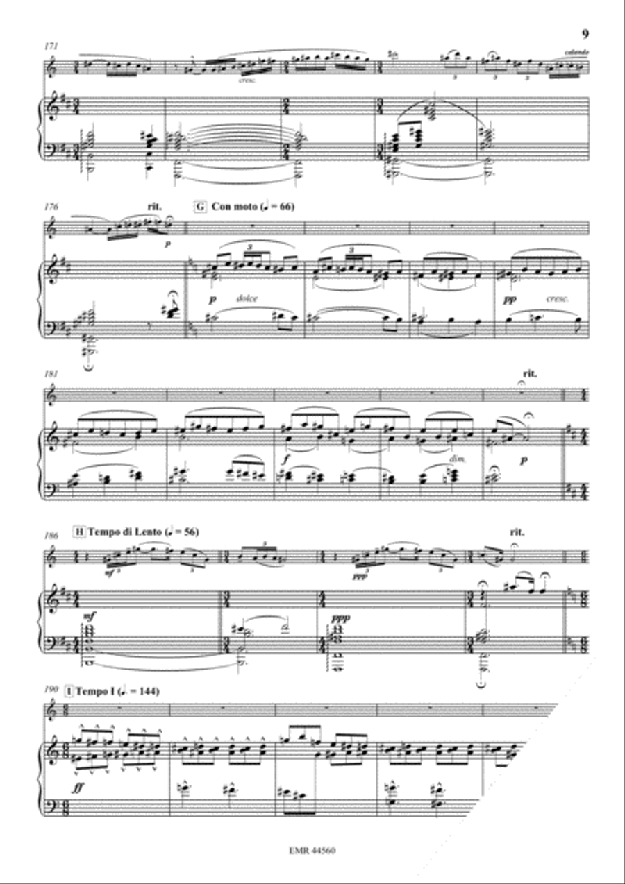 Scherzo Clarinet Solo scores gallery preview page 10