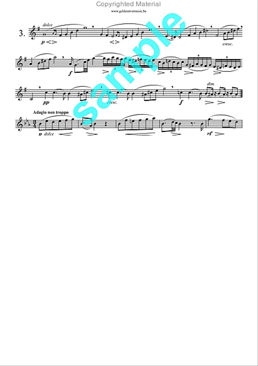 12 Grands Caprices op. 32 for horn School and Community scores gallery preview page 4