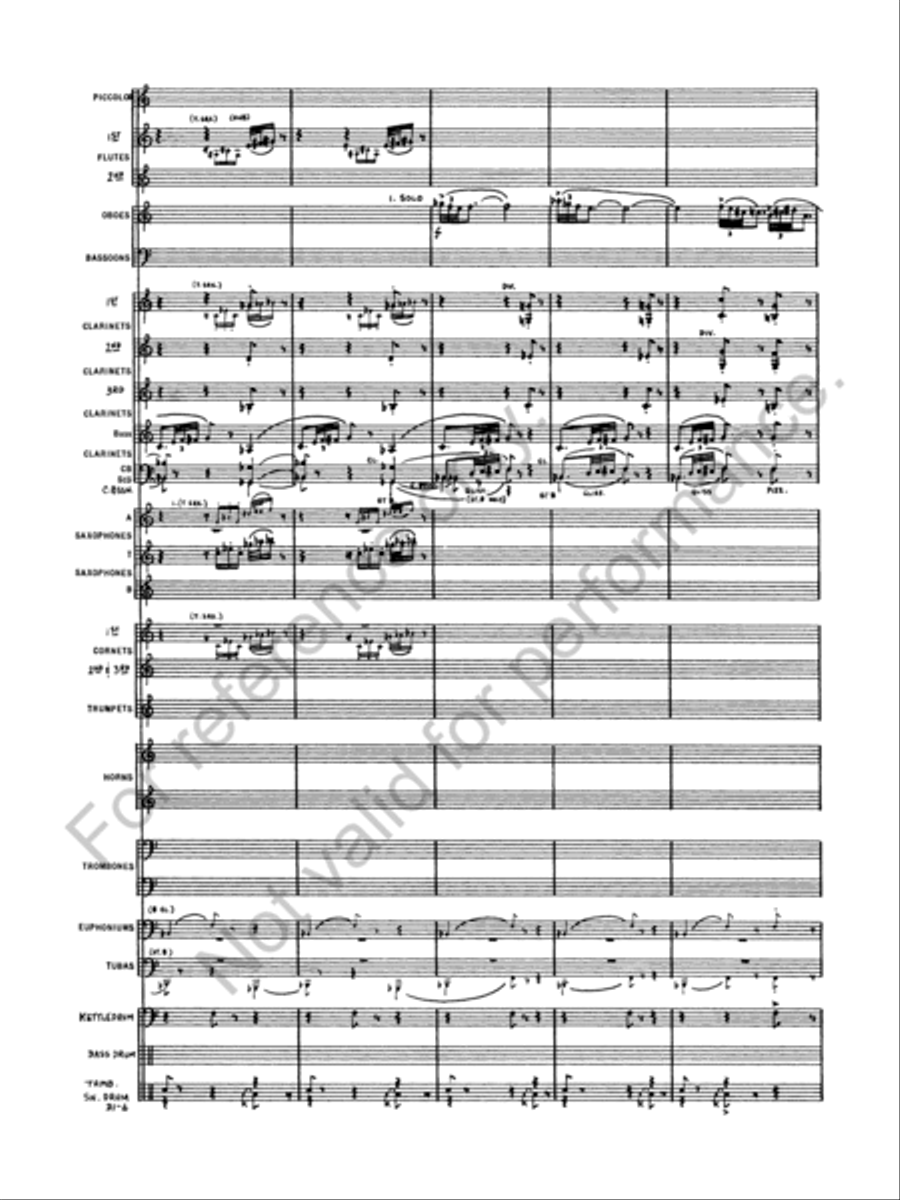 Salome's Dance (Dance of the Seven Veils) Concert Band scores gallery preview page 8