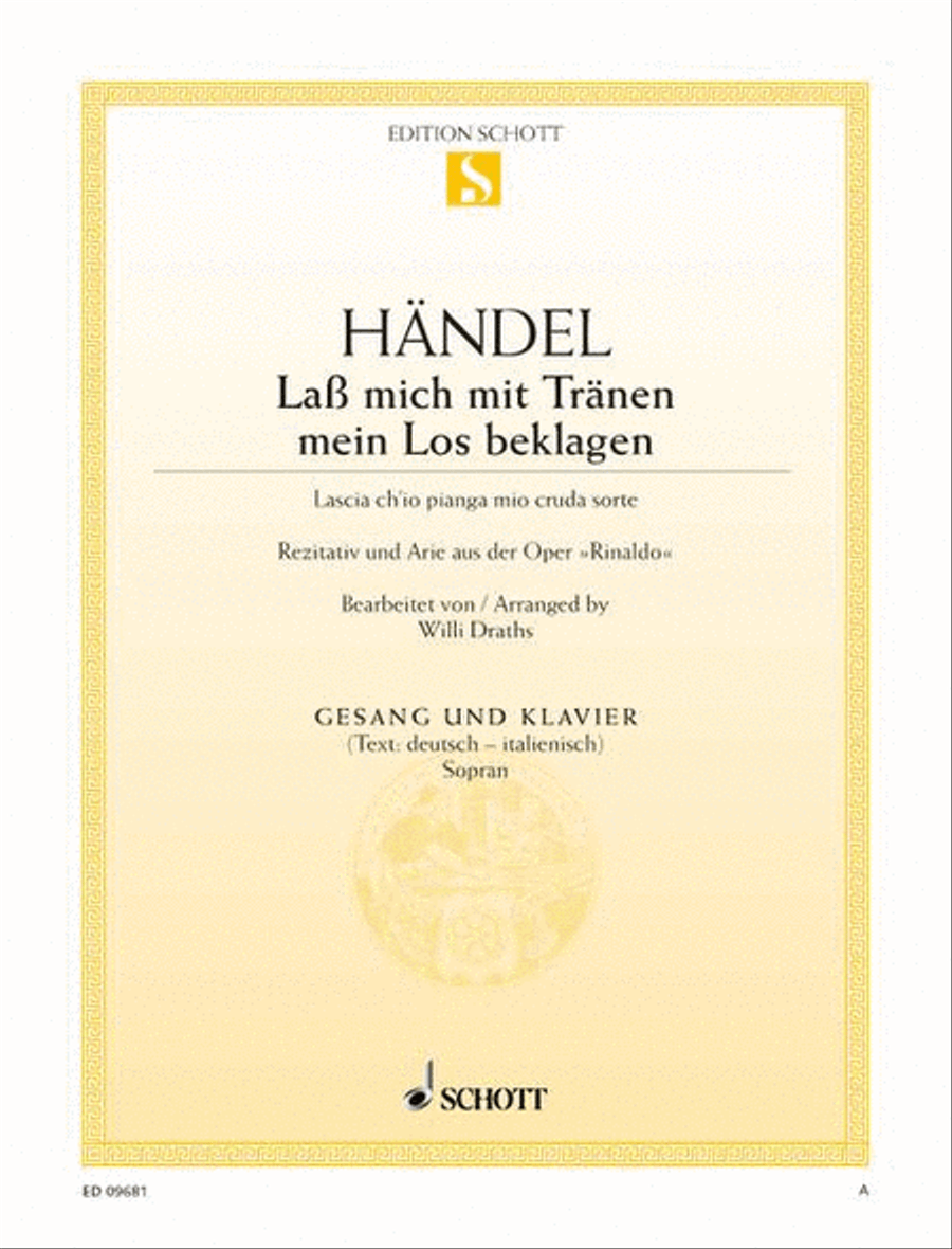 Rinaldo Soprano Voice scores gallery preview page 1