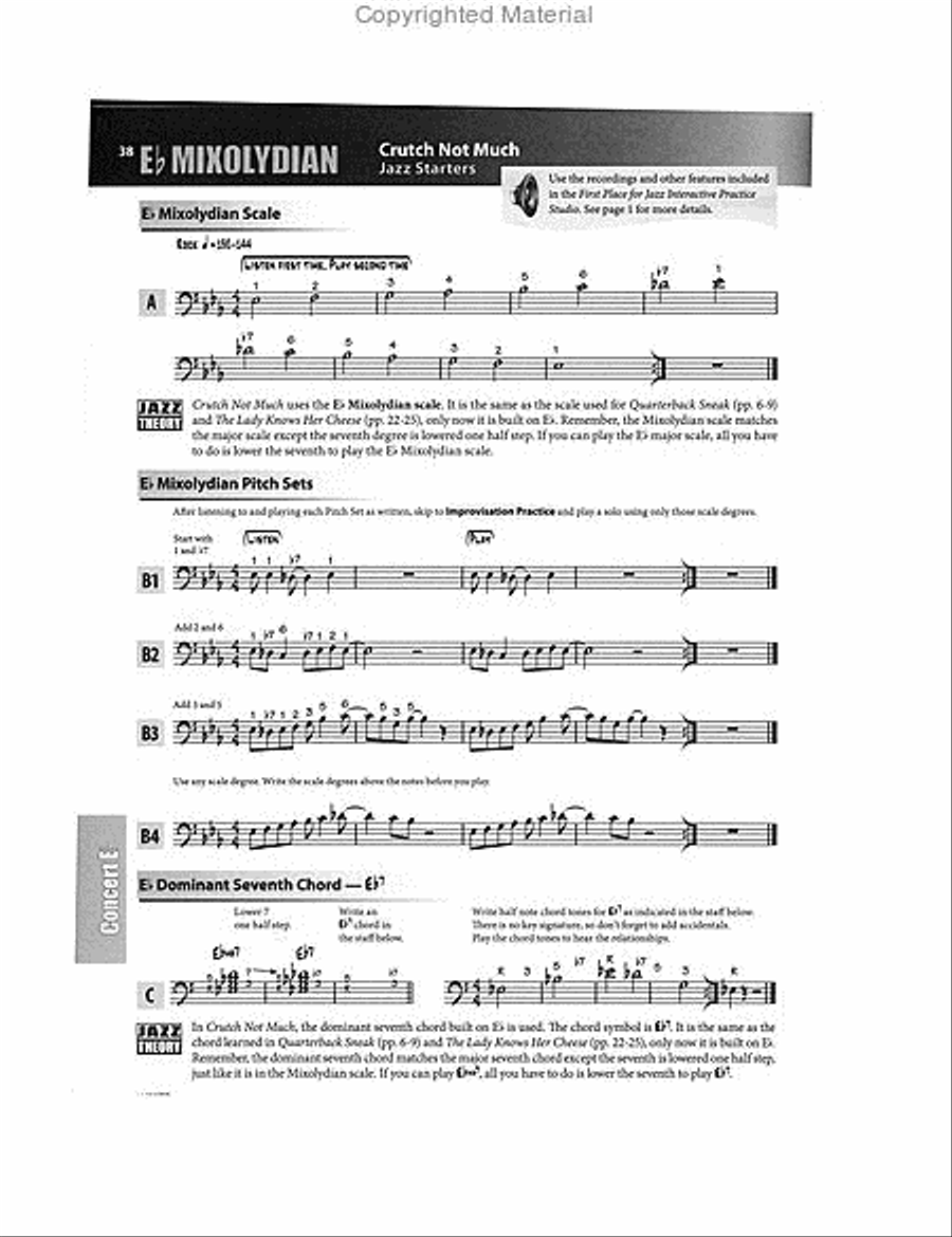 First Place for Jazz 1st & 2nd Trombone Trombone scores gallery preview page 5