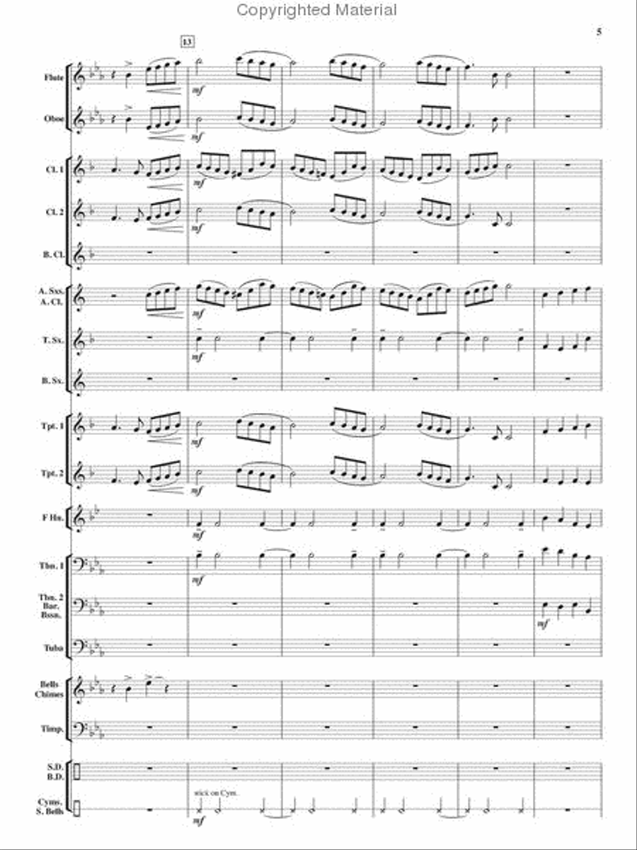 An Angelic Christmas An Angelic Christmas Concert Band scores gallery preview page 4