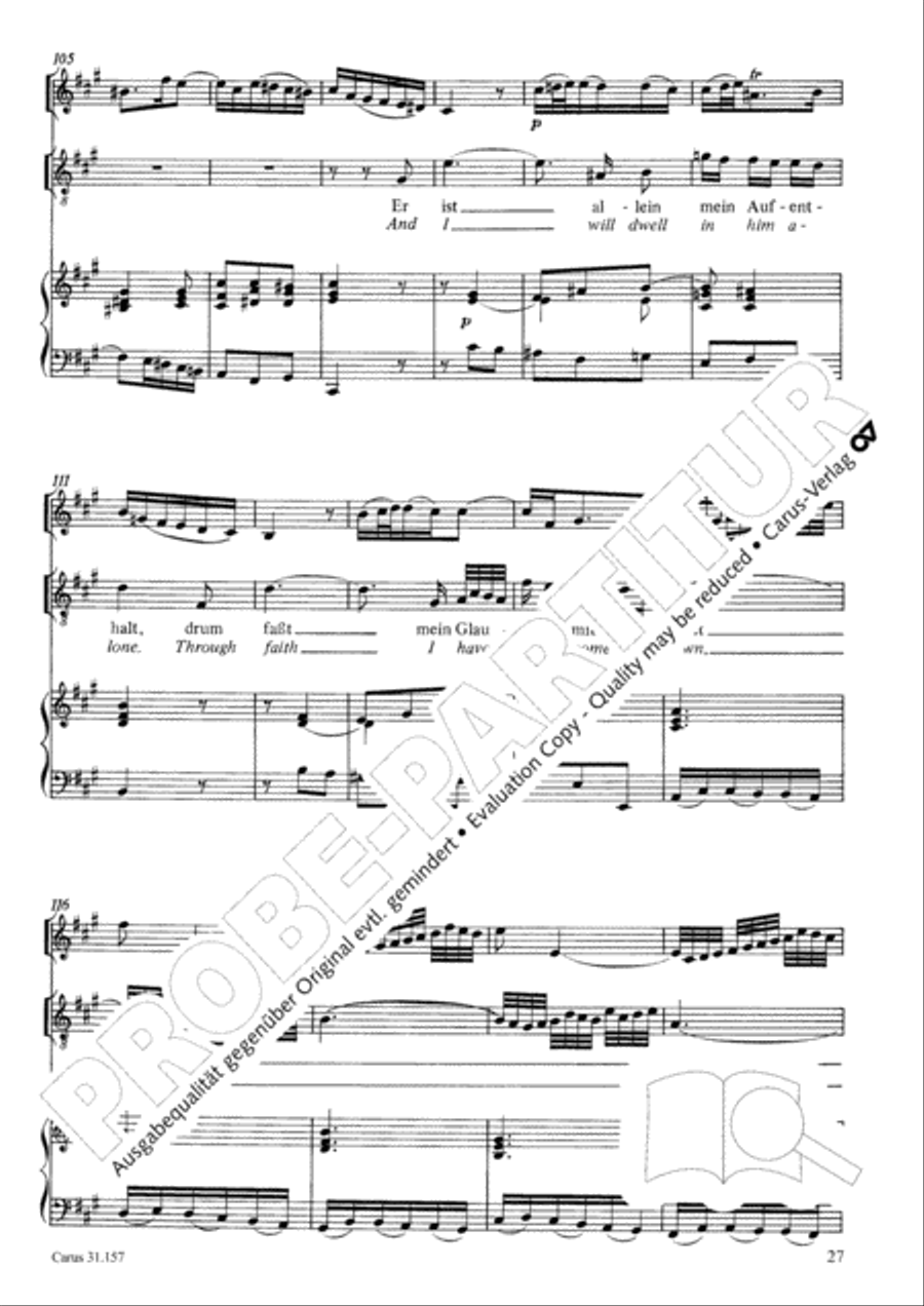 Lord, do not depart until I am blessed (Ich lasse dich nicht, du segnest mich denn) TB scores gallery preview page 28