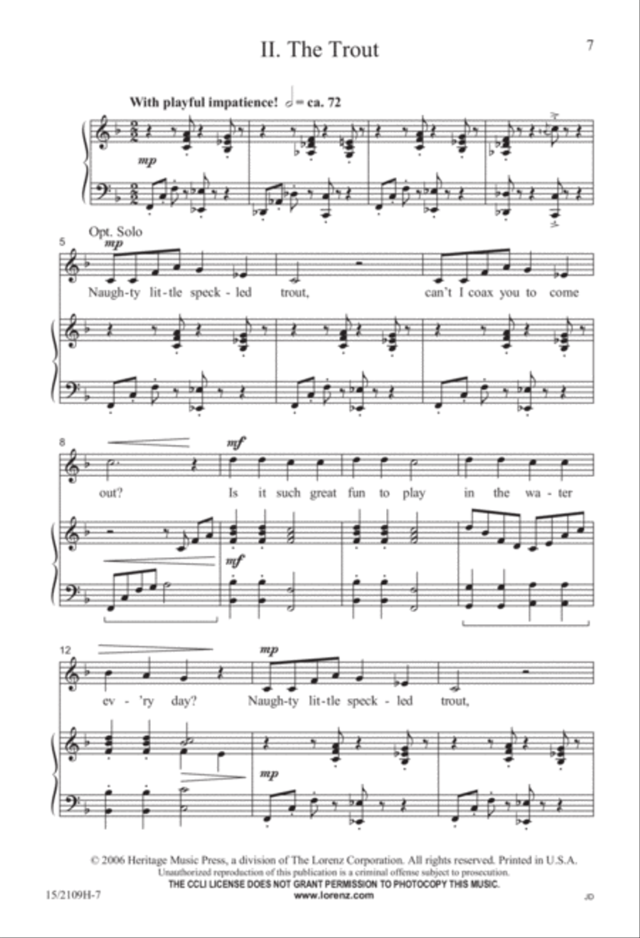 Songs from the Shore Songs from the Shore 2-Part scores gallery preview page 7