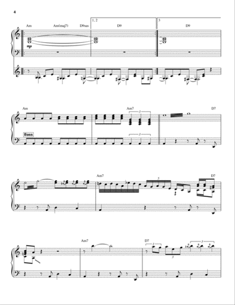 Oye Como Va Piano scores gallery preview page 4