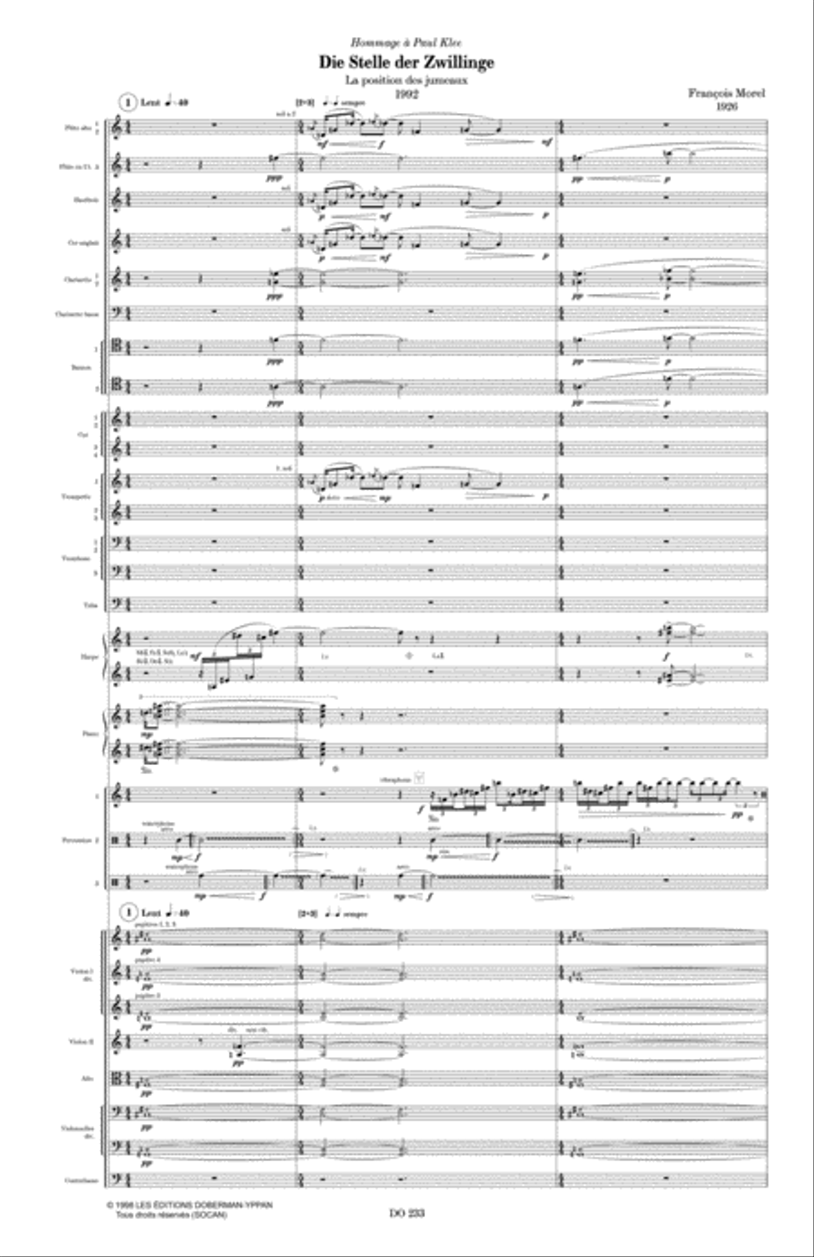 Die Stelle der Zwillinge Orchestra scores gallery preview page 5