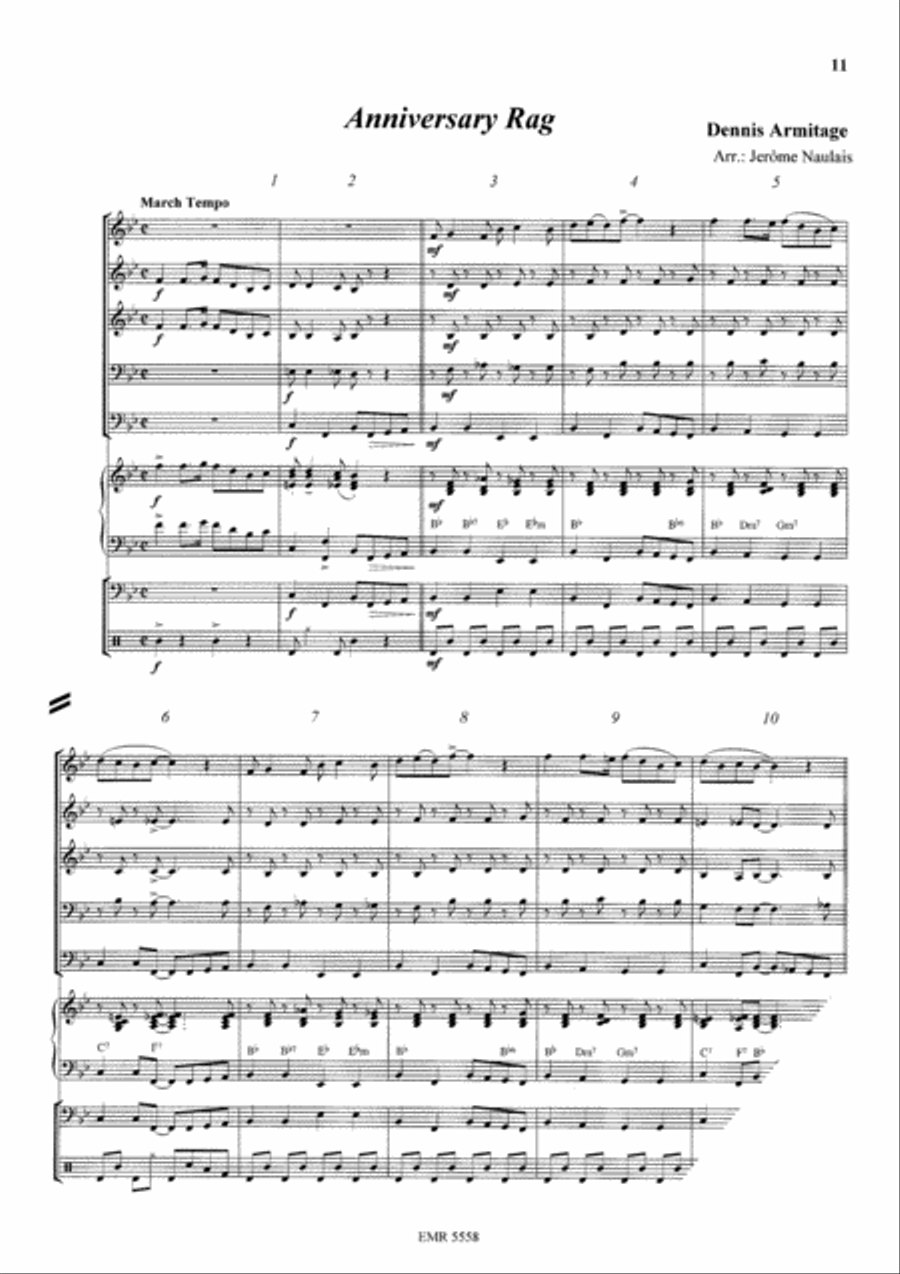 Ragtime Concert Band scores gallery preview page 4