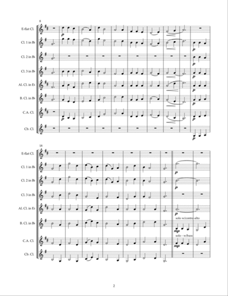 Quelle est cette odeur agreable? Woodwind Ensemble scores gallery preview page 2
