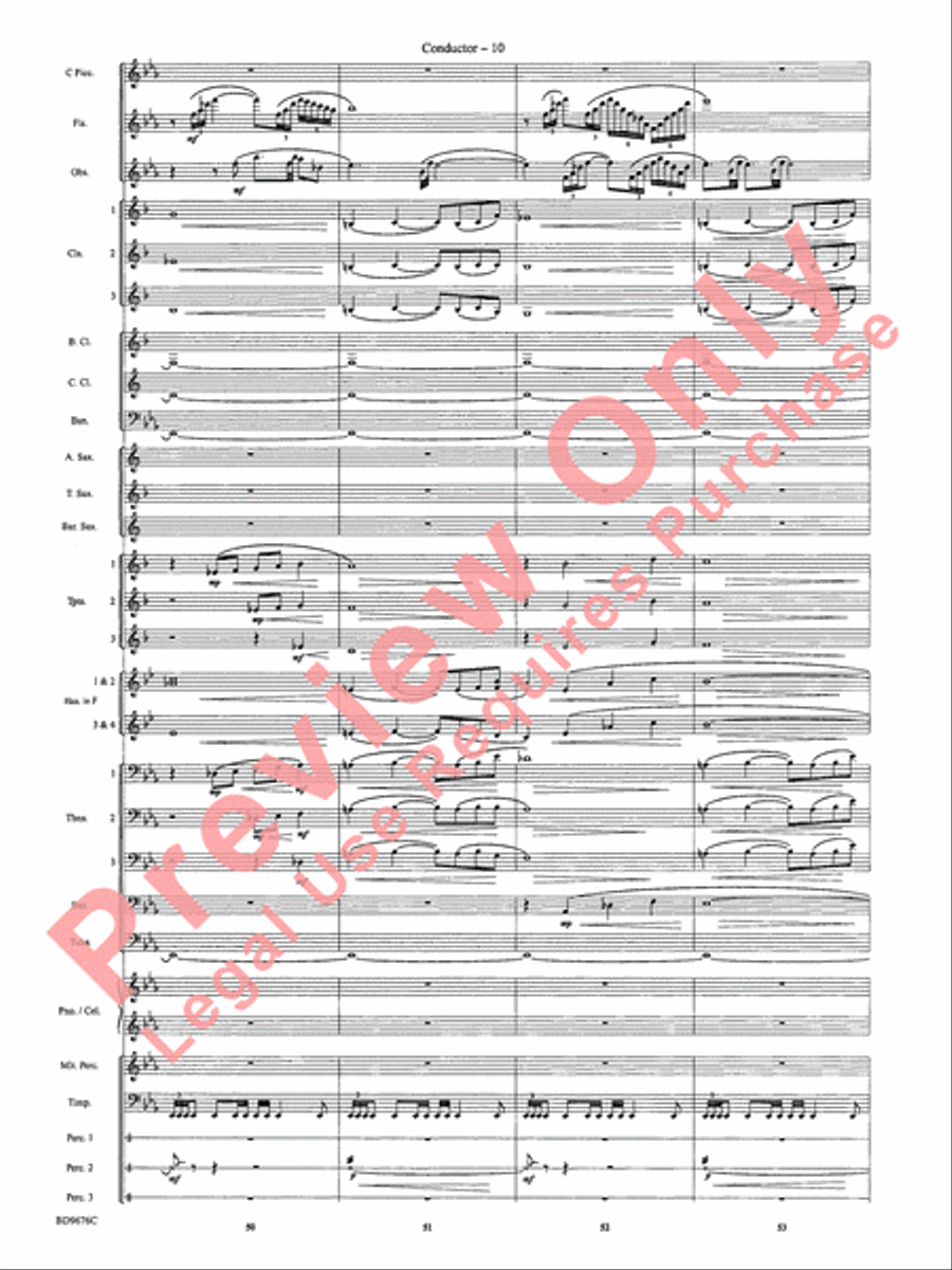 Paradiso Paradiso Concert Band scores gallery preview page 13