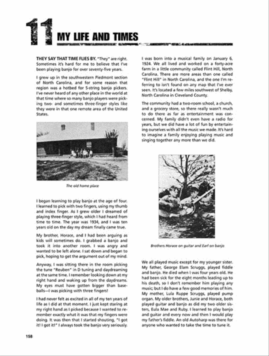 Earl Scruggs and the 5-String Banjo Guitar Tablature scores gallery preview page 6