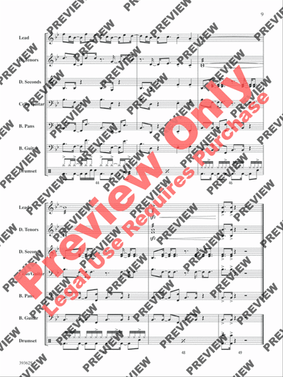 The Flamingo Steel Drum Band scores gallery preview page 10