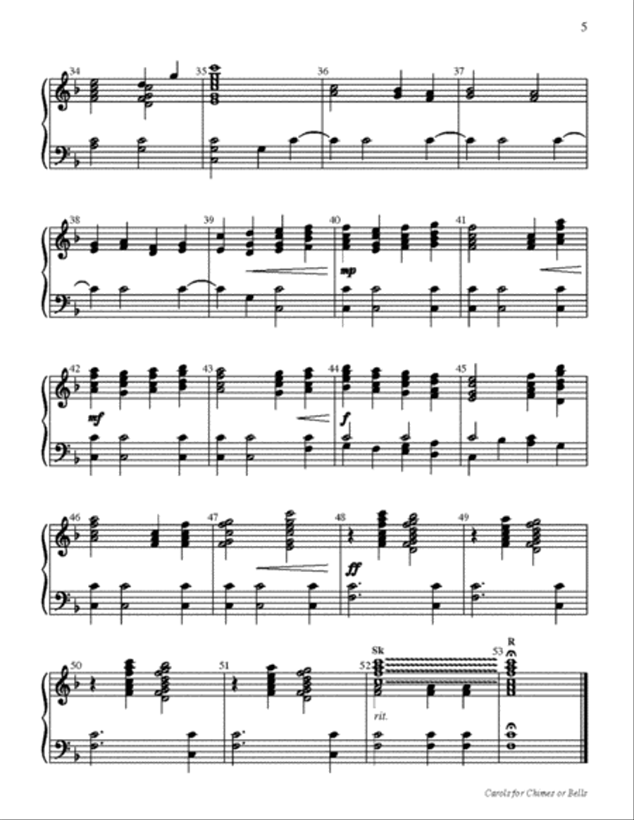 Keep It Simple (Carols for Christmas) 3-Octaves scores gallery preview page 4