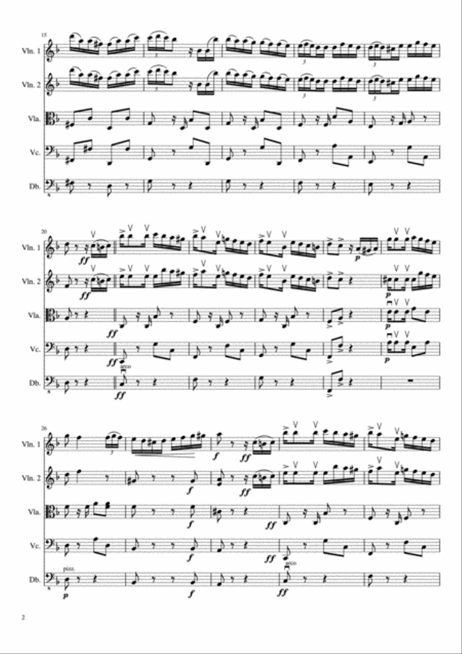 El Choclo String Orchestra scores gallery preview page 3