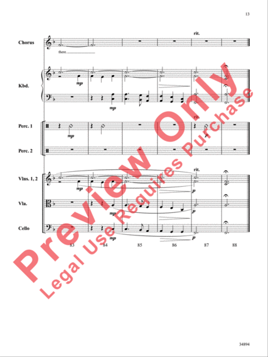 Bring a Torch Choir scores gallery preview page 14
