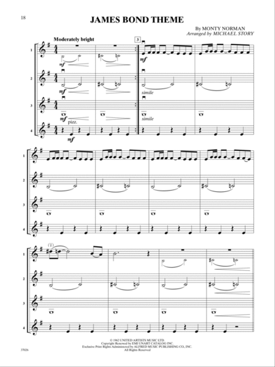 Strings for All -- Solo-Duet-Trio-Quartet with Optional Piano Accompaniment Small Ensemble scores gallery preview page 4