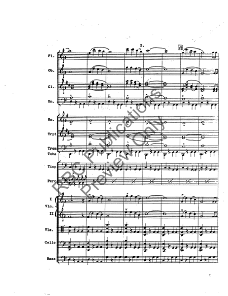 Jingle Beguine Full Orchestra scores gallery preview page 4