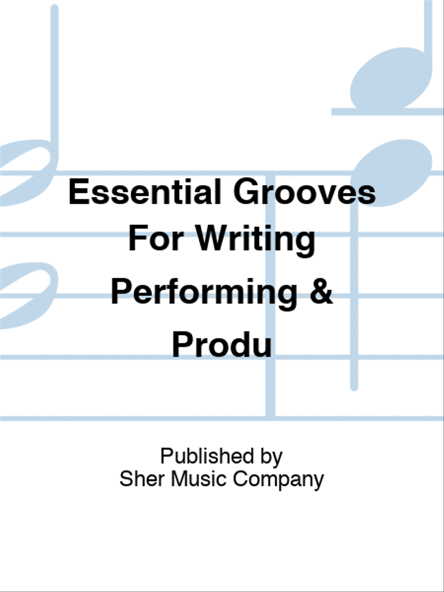 Essential Grooves For Writing Performing & Produ CD scores gallery preview page 1