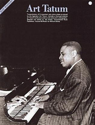 Book cover for Art Tatum Jazz Masters
