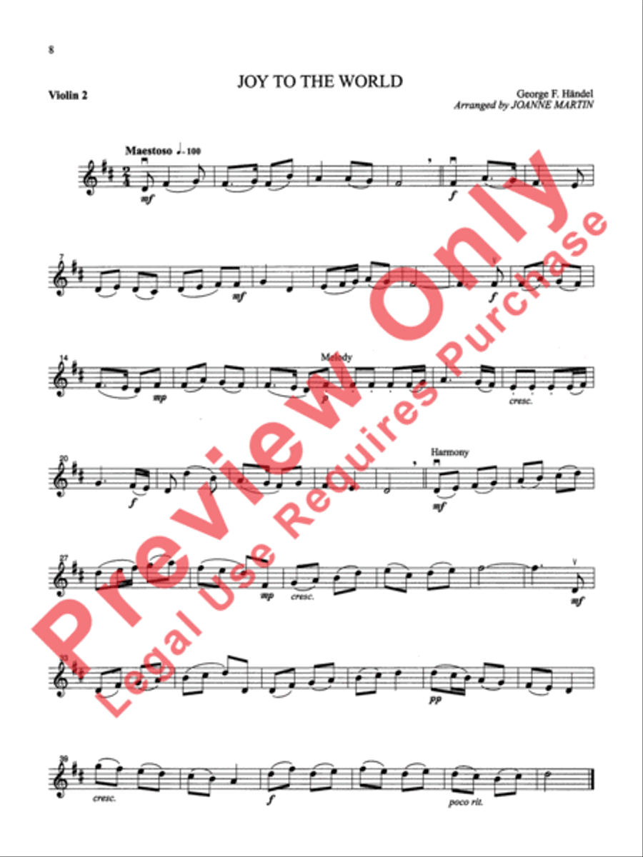 Festive Strings for String Quartet or String Orchestra String Quartet scores gallery preview page 10