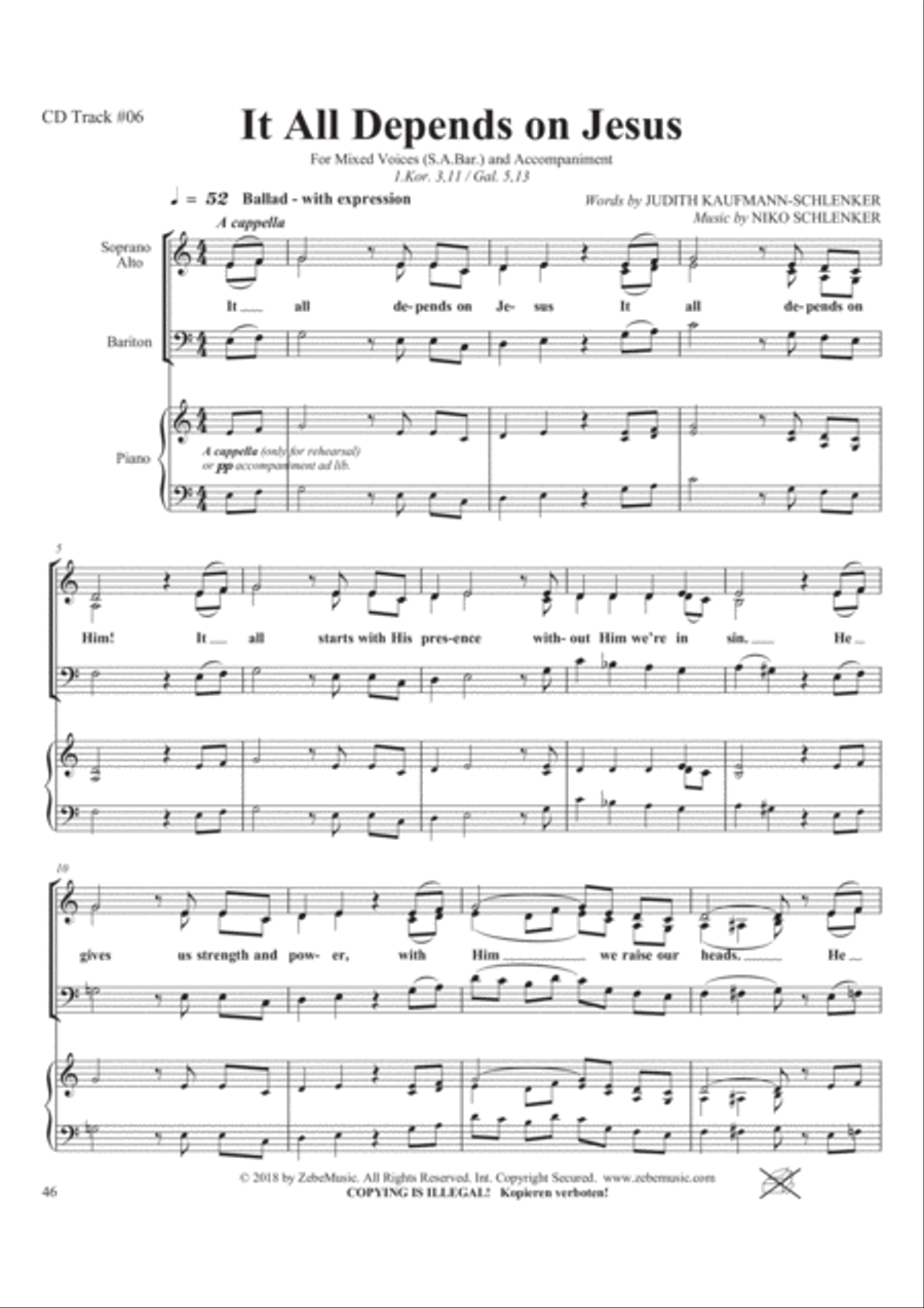 Be Encouraged 4-Part scores gallery preview page 7