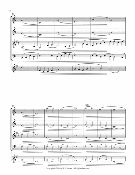 W L Larsen - Wind Quintet No. 3 (The Seasons) image number null