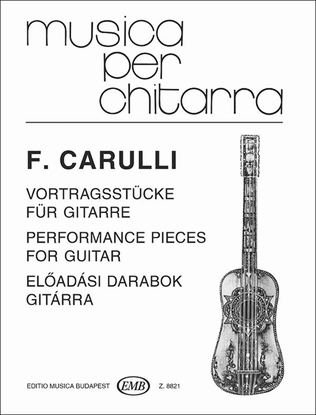 Book cover for Konzertstücke für Gitarre