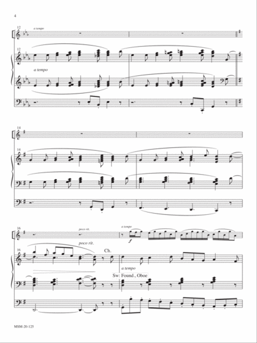 Christmas Fantasy for Violin and Organ Violin scores gallery preview page 3