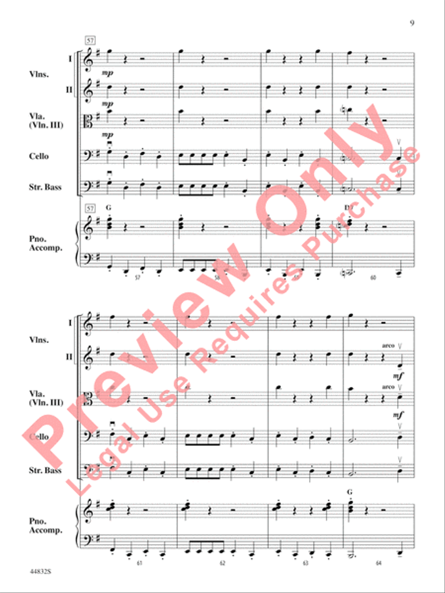 Bella Bocca Polka String Orchestra scores gallery preview page 10