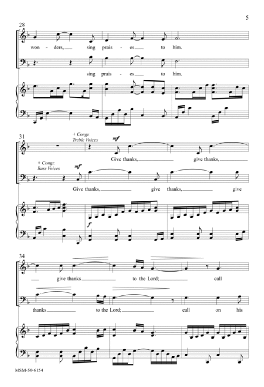 Give Thanks 2-Part scores gallery preview page 5