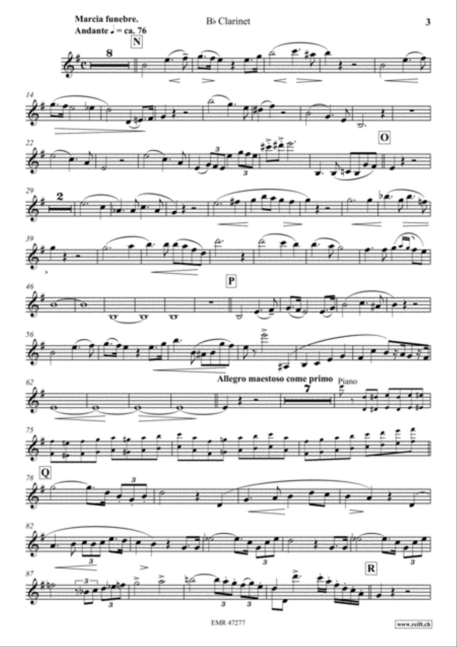 Concertino Clarinet Solo scores gallery preview page 4