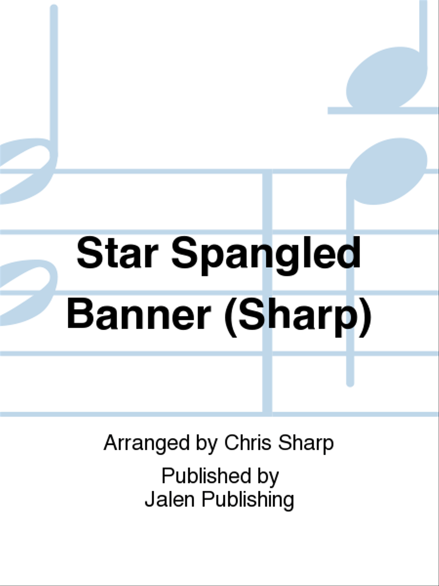 Star Spangled Banner (Sharp) Marching Band scores gallery preview page 1