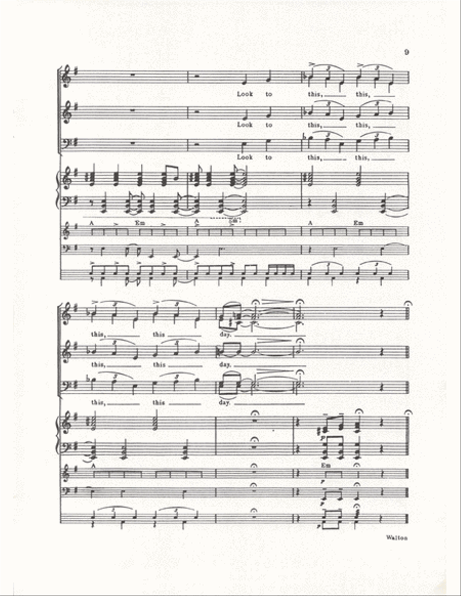 Look to this Day (Vocal Score) Divisi scores gallery preview page 12