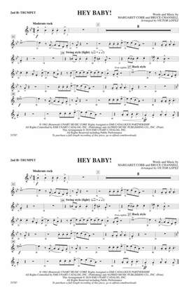 Hey Baby! (from Dirty Dancing): 2nd B-flat Trumpet