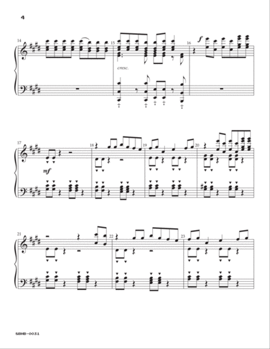 Sucker Handbell Choir scores gallery preview page 4