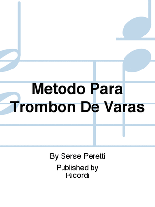 Book cover for Metodo Para Trombon De Varas