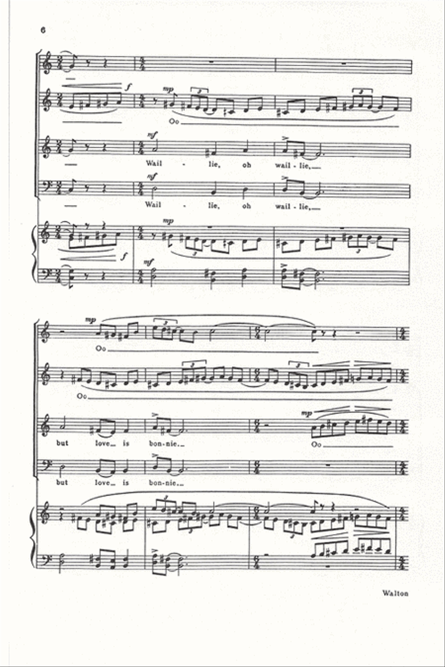 Waillie, Waillie 4-Part scores gallery preview page 6