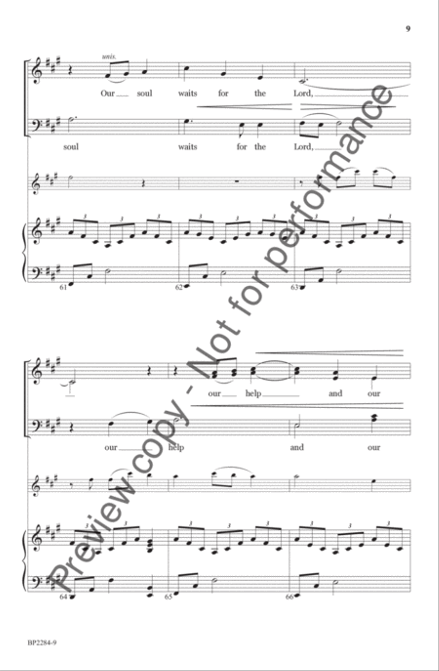 A New Song - Courtney 4-Part scores gallery preview page 10