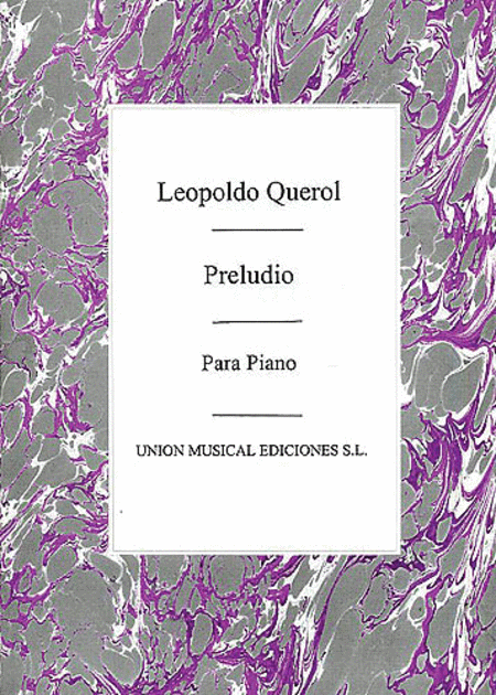 Querol: Preludio for Piano