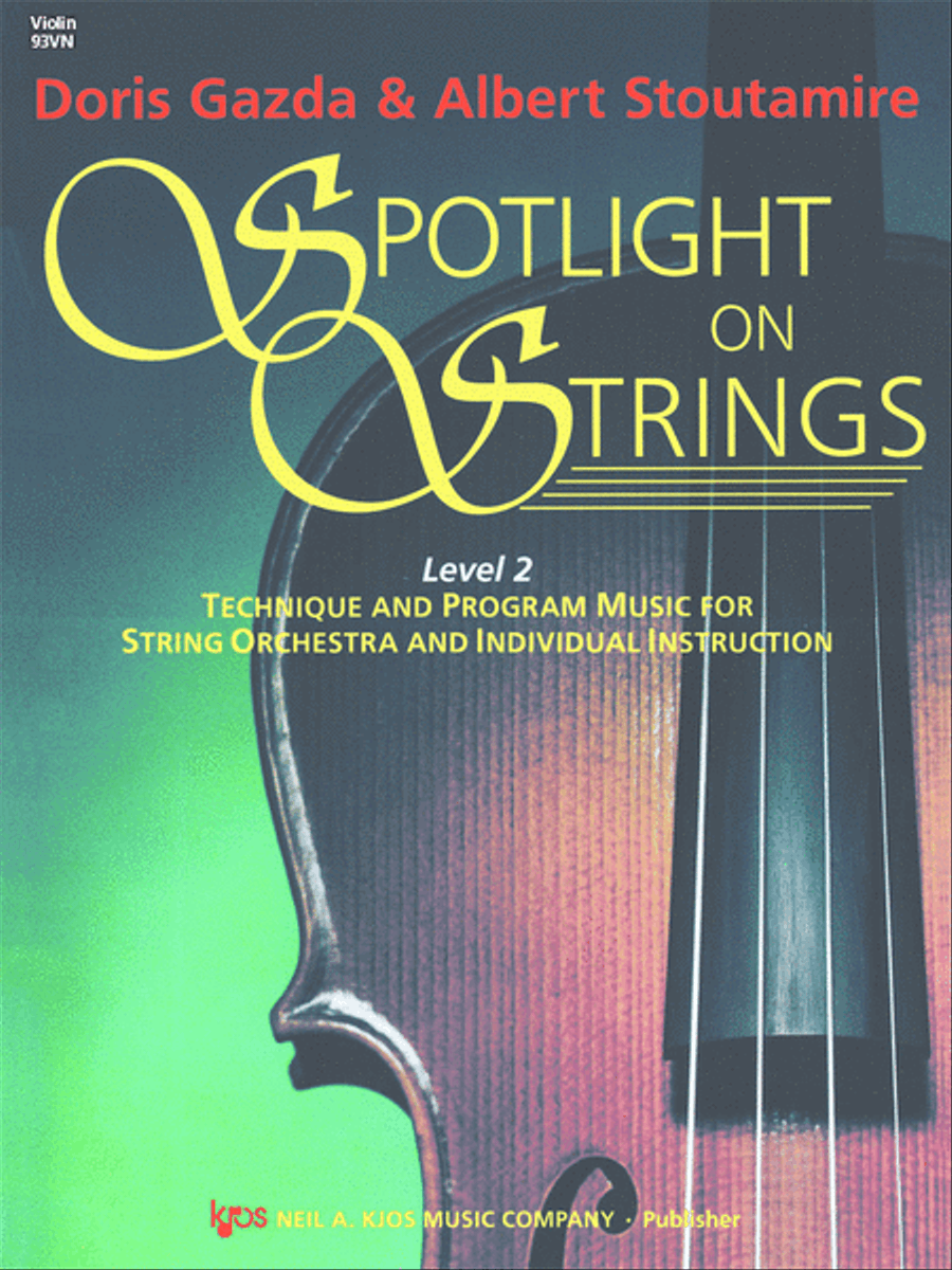 Spotlight on Strings, Book 2 - Violin Orchestra scores gallery preview page 1