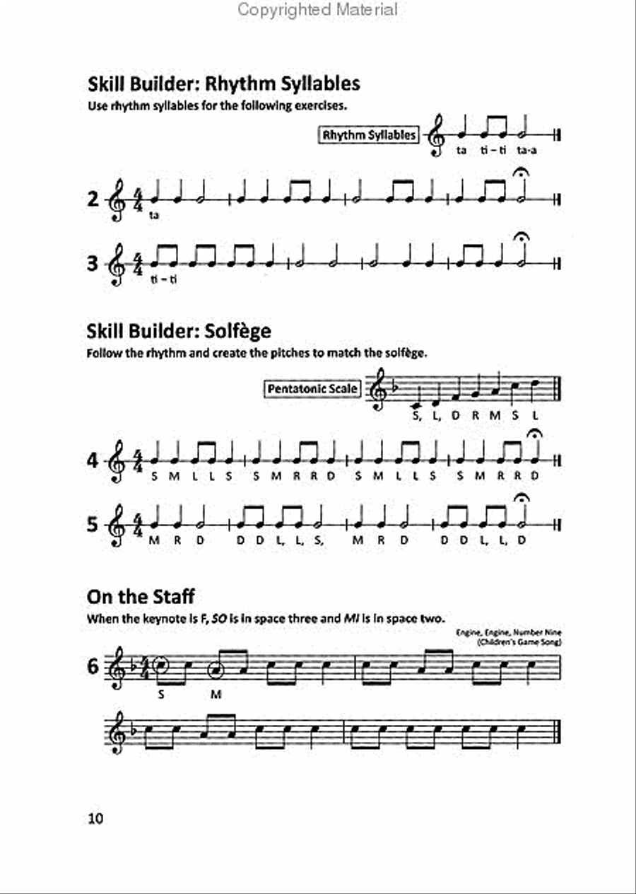 Creative Sightsinging - Creative Sightsinging Unison Choir scores gallery preview page 3