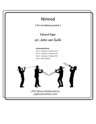 Book cover for Nimrod - Trombone Quartet