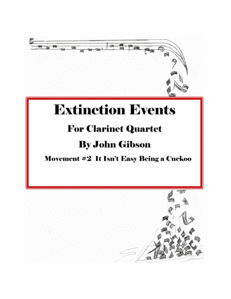 Extinction Events - Clarinet Quartet - Mvt 2 - Cuckoos image number null