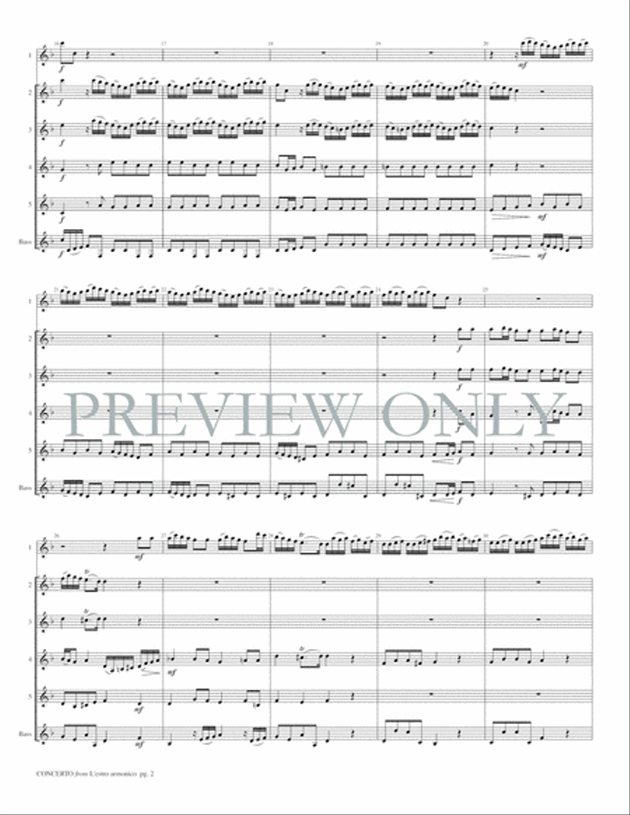 Concerto Small Ensemble scores gallery preview page 4