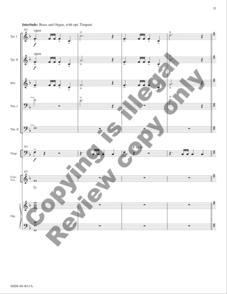 There in God's Garden (Full Score) Choir scores gallery preview page 7