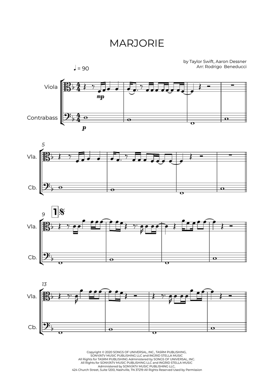 Marjorie String Duet scores gallery preview page 2